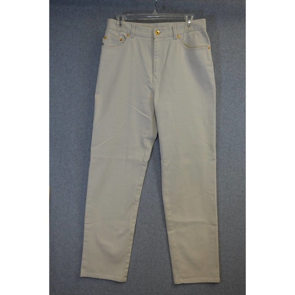 Women's Ralph Lauren Jeans & Co. Green Label ivory colored jeans size 10 regular - Picture 1 of 8